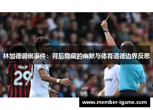 林加德调侃事件：背后隐藏的幽默与体育道德边界反思